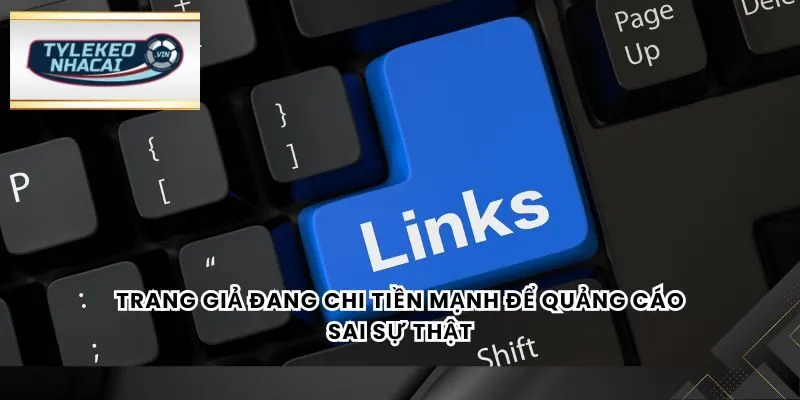 Trang giả đang chi tiền mạnh để quảng cáo sai sự thật